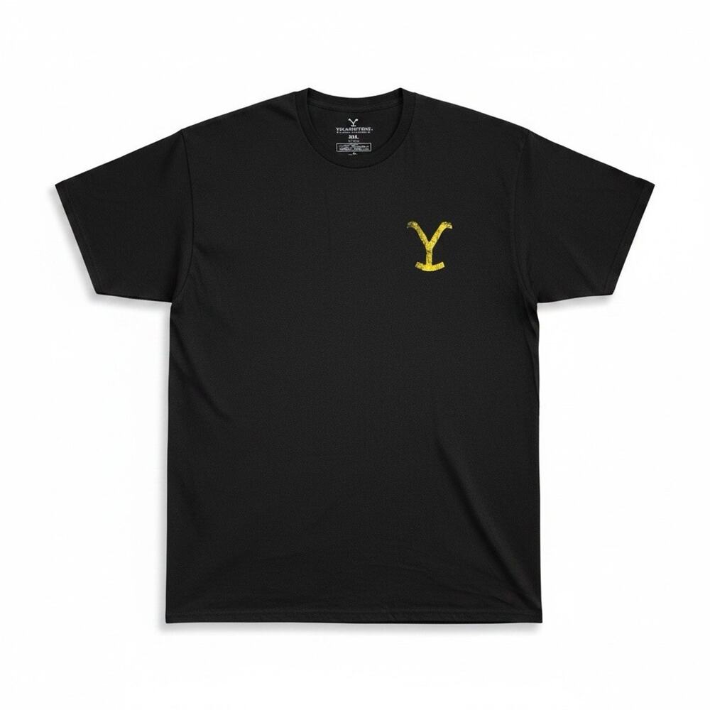 Yellowstone T-shirt, Size Unisex Large - "Y"